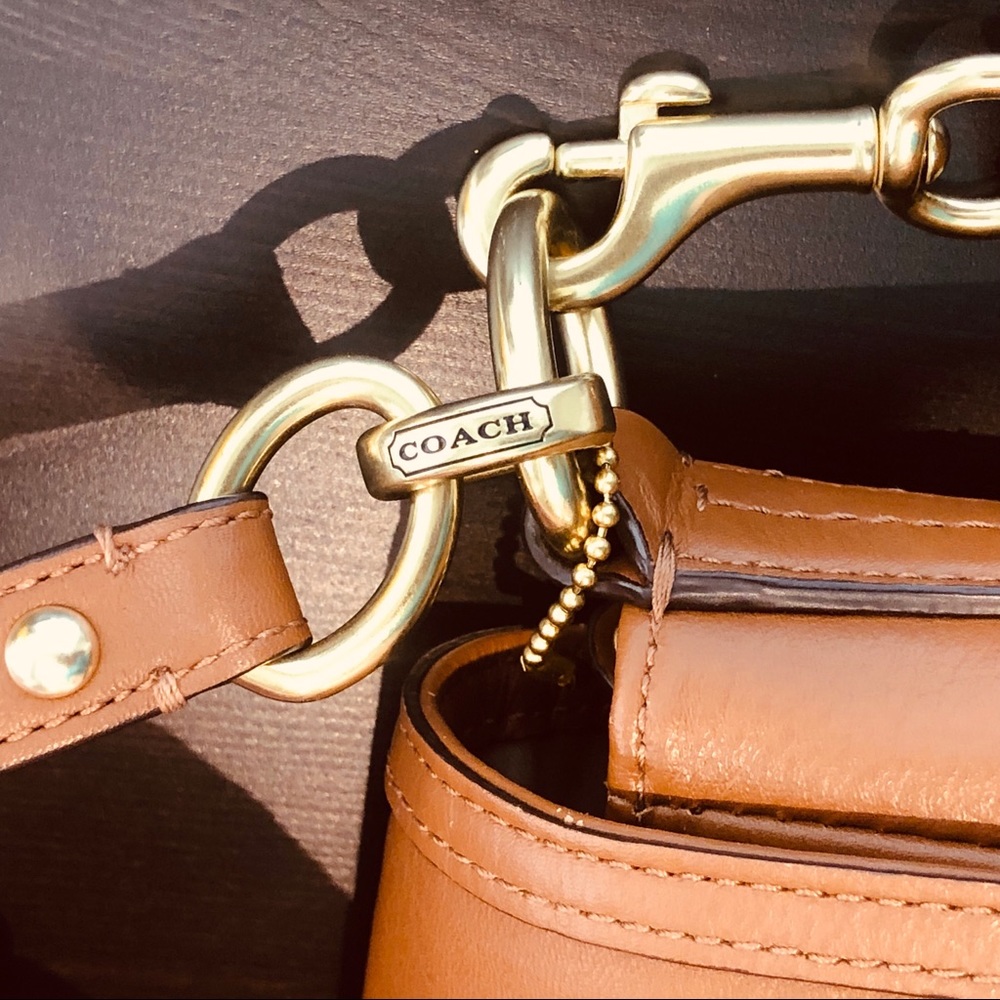 Coach Tan Shoulder bag w Crossbody Strap - Picture 2 of 13